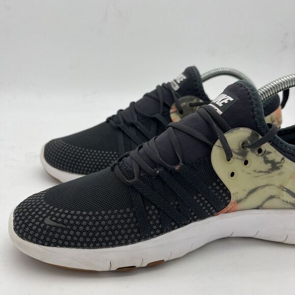 Nike Free TR 7 Womens 8.5 Anthracite Marble Pink Running Shoes 904651-006 - Picture 5 of 16